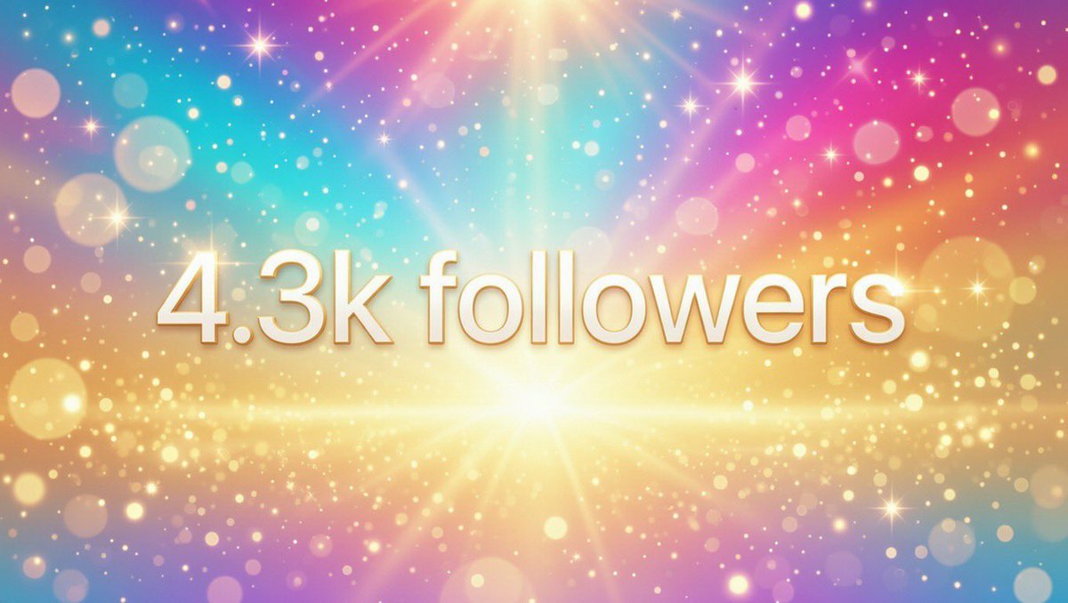 Yesterday we did 4k followers today we’re on 4.3k already… 

The growth is slow but we keep moving 

Congratulations to us 🤍🤝👏👏👏👏