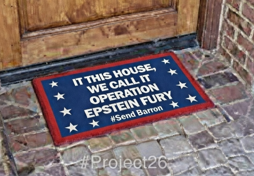 donkoclock's tweet photo. Guys, let's get 300 quick #sendbarron replies in the comments!!

Make Operation Epstein Fury trend by passing it on! 🏅 https://t.co/p6HHcuL5Ta