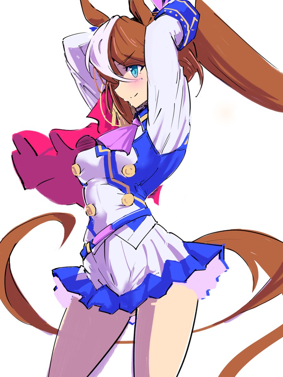 トウカイテイオー(ウマ娘) 「#ウマ娘 習作でトウカイテイオー」|玖〆カズーのイラスト