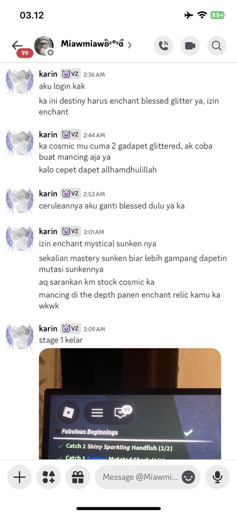 karinweirdo's tweet photo. aku males aplot testi joki zuzur, ini sepenggal chat joki fabu dini hari nie https://t.co/fuX5Rrs7kr