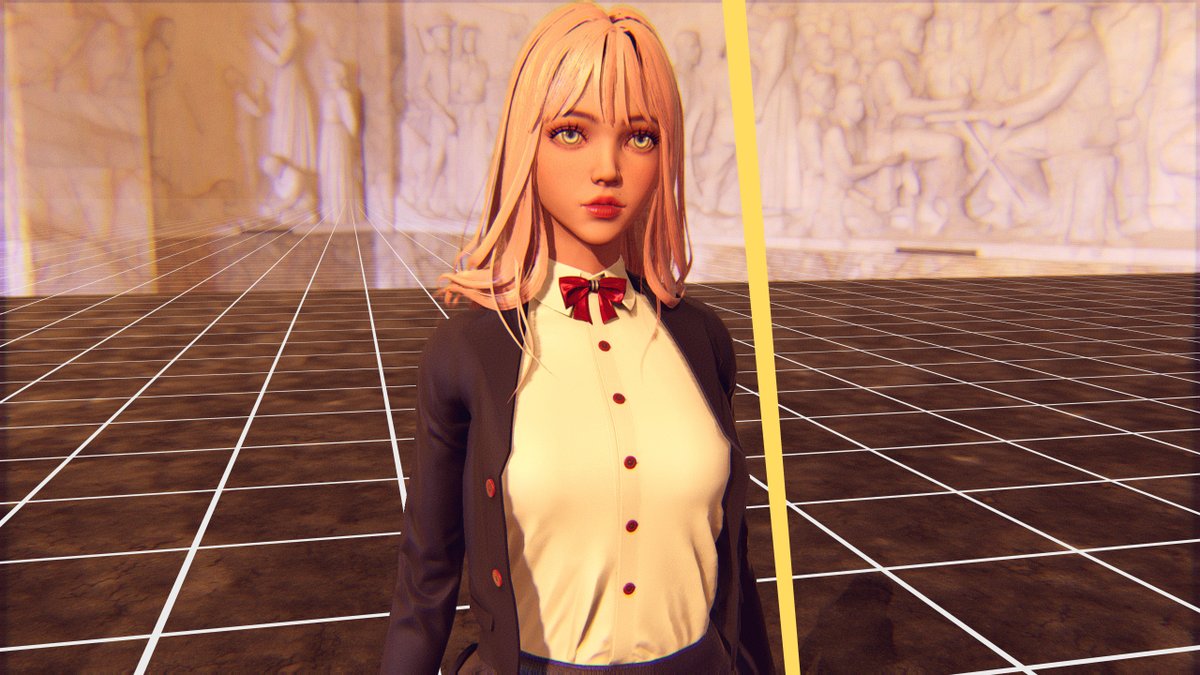 OutmodeLLC's tweet photo. Good progress on the stylized character rendering. Probably won't be ready for release soon though planning on getting marketing materials produced. https://t.co/D2tej34uCg