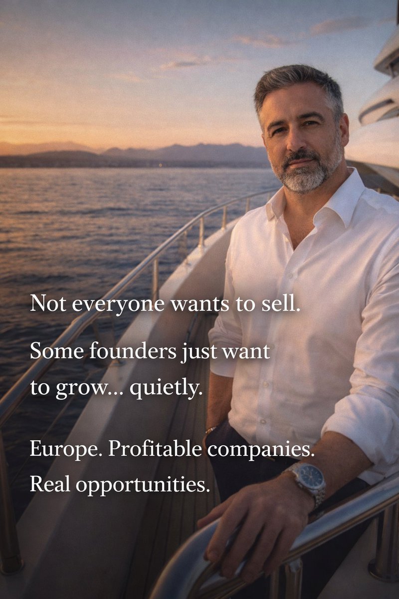 RWAScoring's tweet photo. Most founders don’t want to sell.
They want options.
Growth capital.
Partial liquidity.
Strategic investors.

Europe → International capital.
Selective mandates only. https://t.co/30RzDym1Gb