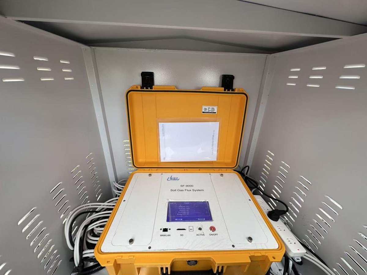 LICA_United's tweet photo. The SF-9000 Multi-channel Automatic Soil Carbon Flux Measurement System at the Jilin Da'an Station of the Northeast Institute of Geography and Agroecology, Chinese Academy of Sciences. https://t.co/ZUbxB93X6R
