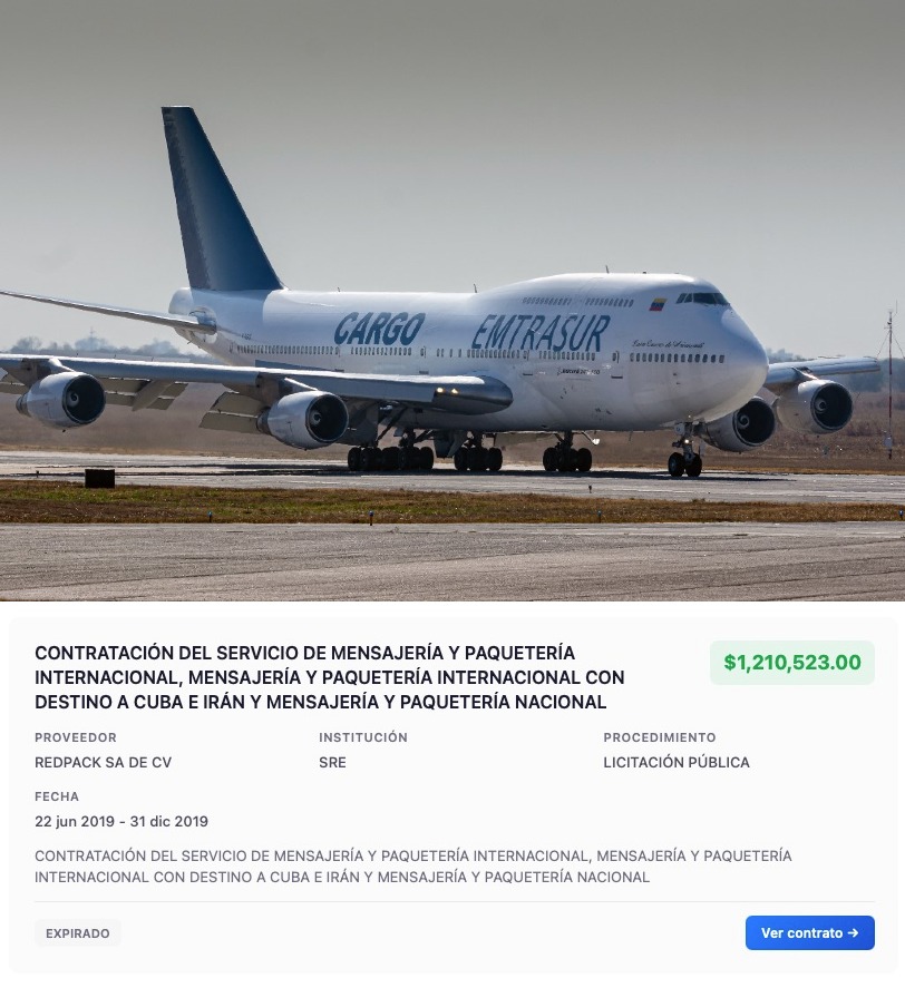 EmilioVallejoRL's tweet photo. Si, MORENA tiene vínculos con la brutal dictadura iraní de los Ayatolá. Recordemos que en 2022, un 747 carguero con matrícula de Venezuela que transportaba a miembros de la Guardia Revolucionaria Islámica de Irán aterrizó sospechosamente en el Aeropuerto de Querétaro luego de visitar numerosos países, entre ellos Rusia.

Posteriormente, la aeronave partió a Argentina en donde fue retenida luego de que la inteligencia estadounidense alertara de los nexos entre los ocupantes con células terroristas como Hezbolá.

El Gobierno de AMLO reservó por cinco años toda la información con respecto a la carga y tripulación, a efecto de esconder las evidencias.

Por si fuera poco, recientemente mi gran amigo @RealArturoH reveló que en 2019, la administración Obrador contrató servicios de paquetería entre México, Cuba e Irán.

¿Notan un patrón? Rusia, Cuba, Venezuela, Irán, México, todos países gobernados por entidades políticas izquierdistas, cuyos nexos con los cárteles y el yihadismo son más que evidentes.

La izquierda internacional es una peligrosísima red global de delincuencia organizada institucional integrada por partidos políticos financiados y financistas del narcotráfico y el terrorismo islámico. ¡Urge erradicar del mundo a esa plaga! 

Tan solo en este año, el Presidente Trump ha dado grandes pasos en ese sentido eliminando a Maduro, El Mencho y Jamenei. Siguen Díaz-Canel, Obrador y Claudia.

¡Por eso los propagandistas digitales de MORENA y el socialismo del siglo XXI están tan nerviosos!