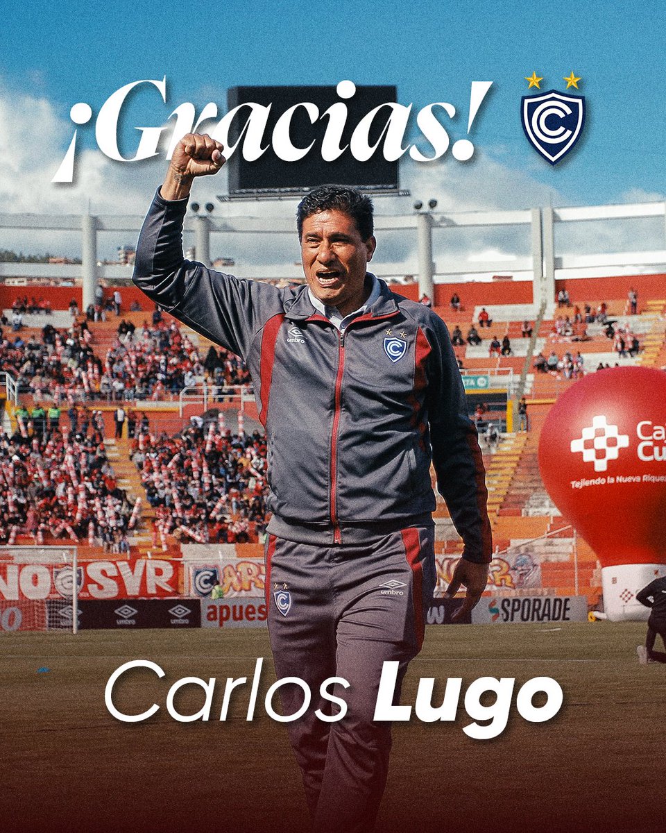 Club_Cienciano's tweet photo. ¡𝗚𝗥𝗔𝗖𝗜𝗔𝗦, 𝗜𝗗𝗢𝗟𝗢! 💪🏼
Le deseamos los mejores éxitos a Carlos Lugo tras la finalización de su vínculo contractual con nuestro club.

Esta siempre será tu casa, campeón. ❤️ https://t.co/E3e41v4ixZ