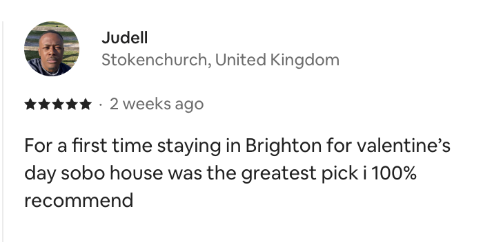 SoBoBrighton's tweet photo. #holidayhome 🏡 #corporatestays 🏢 #homefromhome ❤️ #lovebrighton 💙 #brightonbeach ☀️ #staycation 🌿 #luxurystays ✨ #explorebrighton 🚶 #beachholiday 🌴 #businesstravel ✈️.     

https://t.co/tWcEgWwjRU https://t.co/N0hznbIWgl