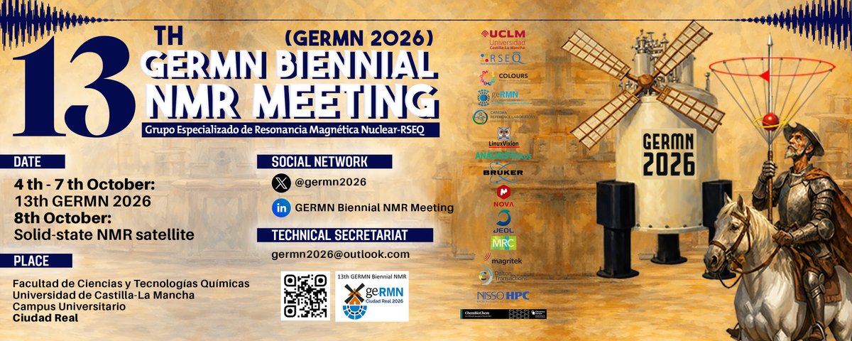 13th GERMN Biennial NMR Meeting tweet media
