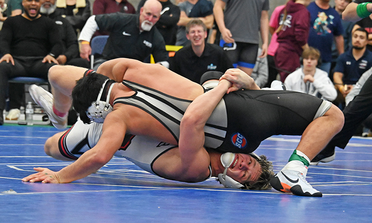 CTWrestling's tweet photo. With five champions, No. 1 Xavier rolls to fifth straight State Open championship. Braylon Gonzalez wins 3rd straight Open title while Evan Schibi and Cole Desiano grab 2nd consecutive Open championships https://t.co/3gdIY7TVJ5 #ctwr https://t.co/0uwYWqRCSk