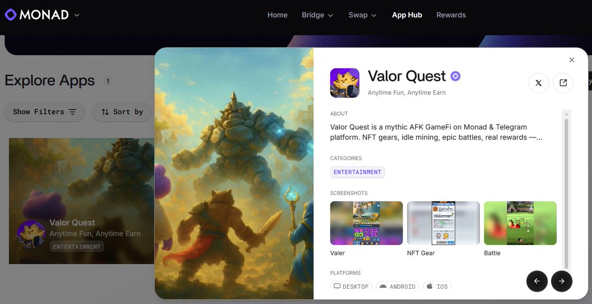 Valor Quest tweet media
