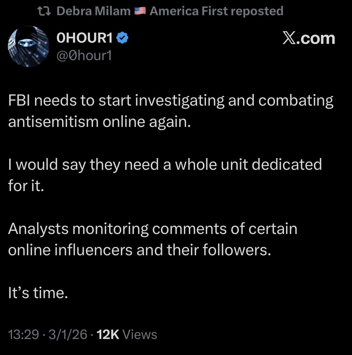 Israeli bots out here again