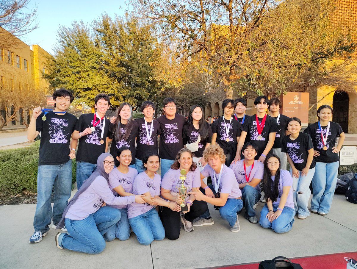 KBirdPhysics's tweet photo. My science olympiad team got 2nd at San Antonio Regional competition.   There was really tough competition there so we were nervous. https://t.co/UDowDlJOlT