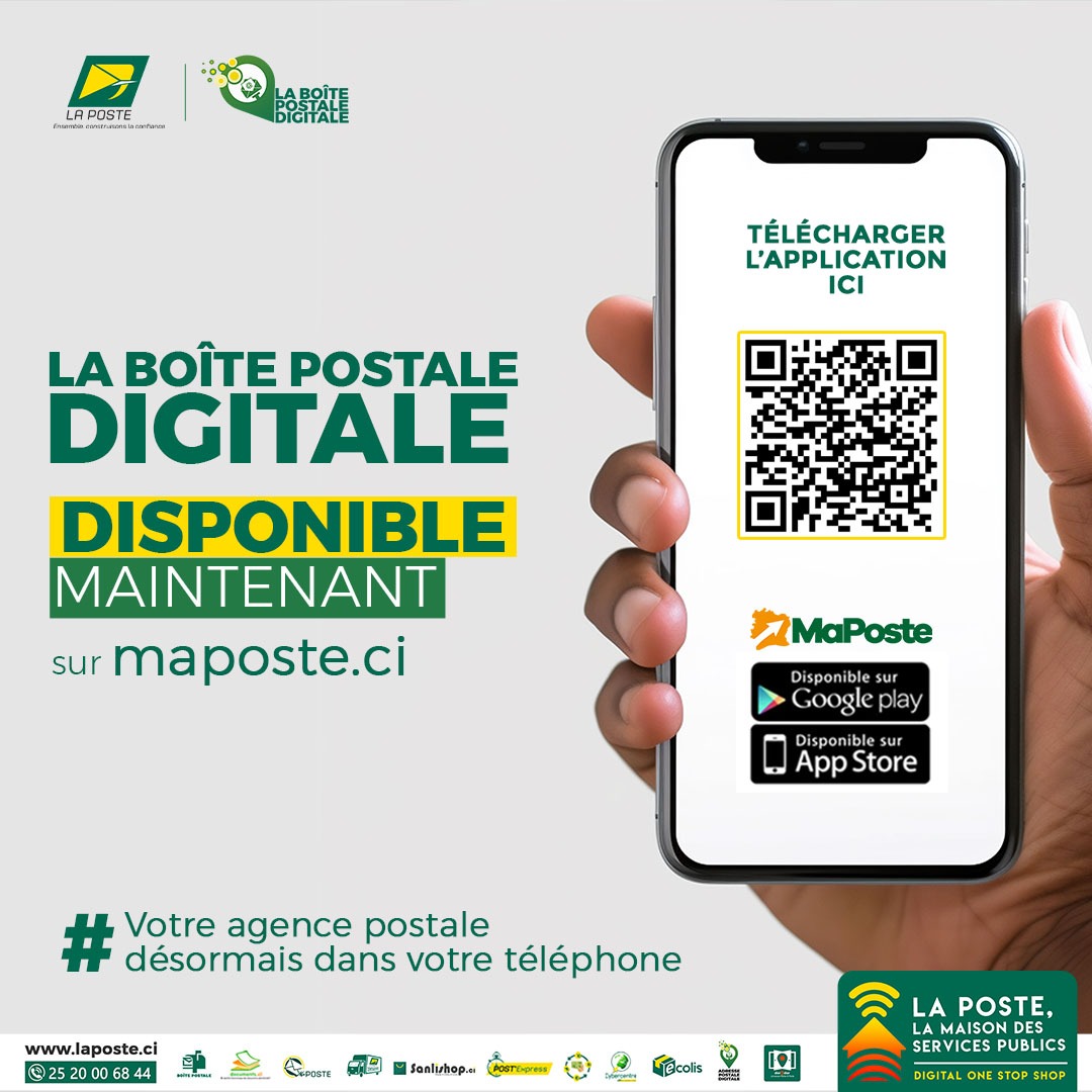La Poste de Côte d'Ivoire tweet media