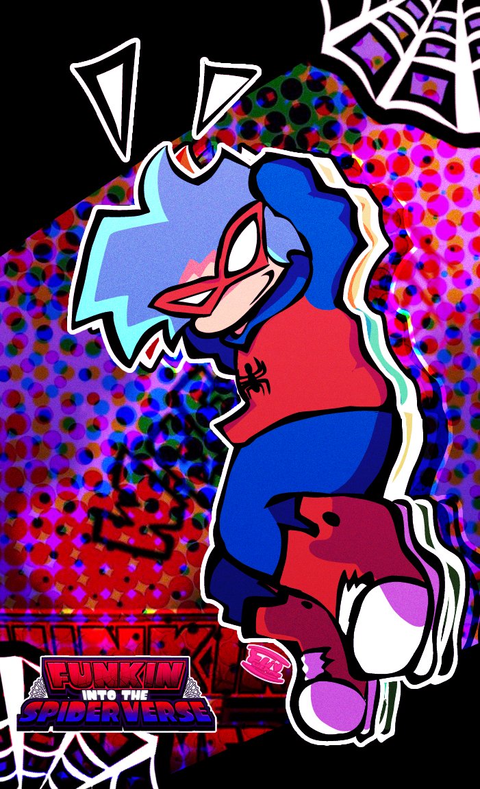 dude thinks he's the shit #fnf #spiderverse
