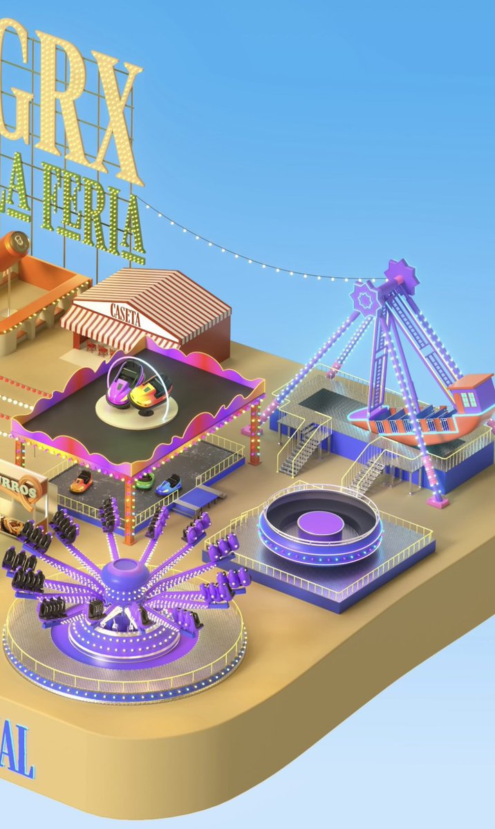 Que ganas que ganaaaas q diver que chulo, increíble 😭😭🎡🎡🕺🕺