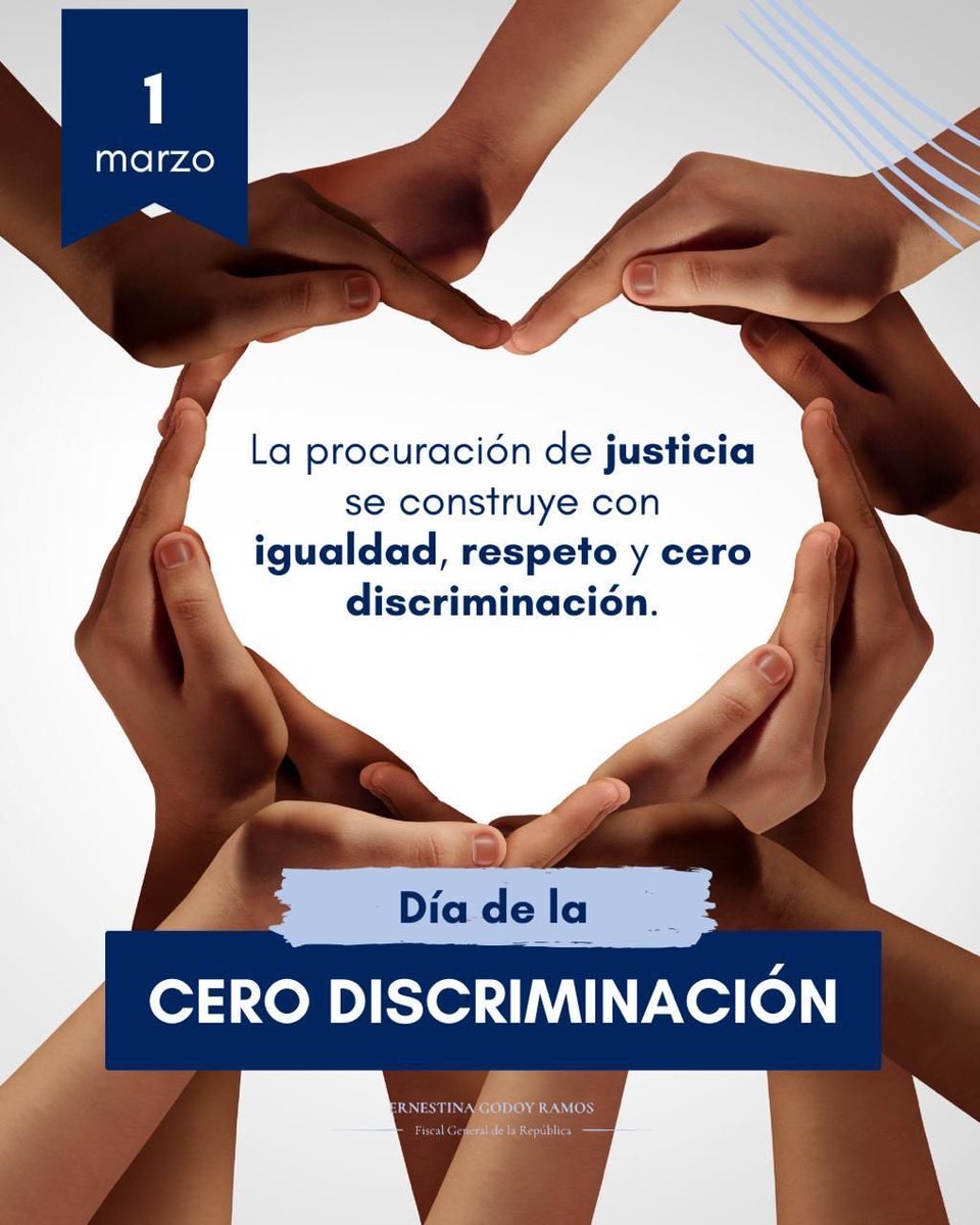 Reafirmamos que la justicia debe ser un derecho garantizado para todas y todos, sin distinción alguna.

En la Fiscalía General de la República, la procuración de justicia debe ejercerse sin discriminación, al ser uno de los principios fundamentales que guían nuestra actuación.