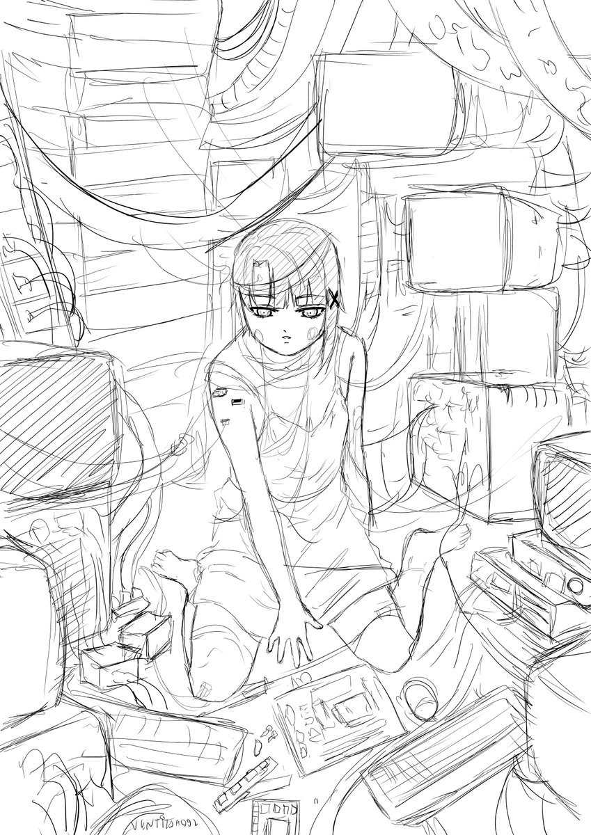 Serial Experiments Lain

É bem raro eu fazer fanart. Tenho q gostar mt do anime/mangá. E às vezes nem assim.