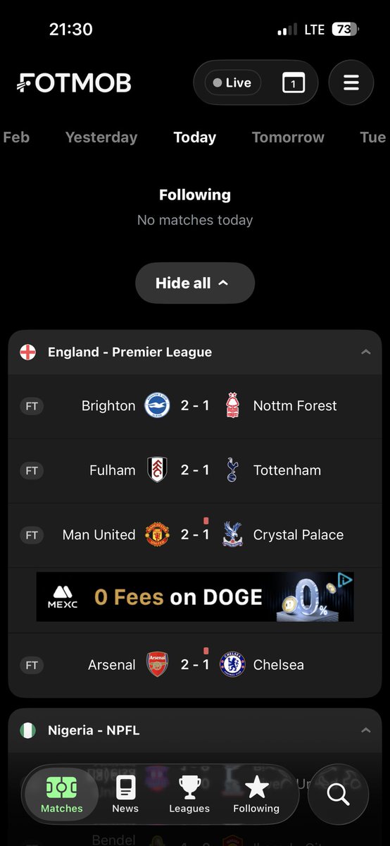 Joeboss199's tweet photo. Finally Arsenal didn’t disappoint smile..
All the homes team won there game..
COYG
ARSENAL
#CHEVSARS
#Chelsea
#ARSvCHE
#Arsenal https://t.co/iJiAyukFPD