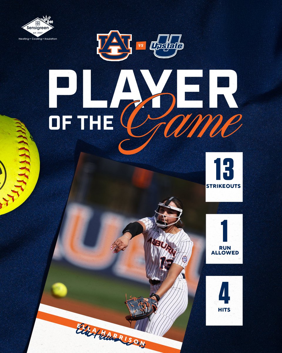 Auburn Softball tweet media