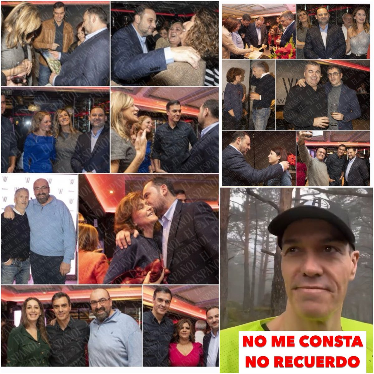 EL PERRO ESTÁ BIEN…
NO LE CONSTA
NO RECUERDA
NO CONOCE A TODA LA BANDA DE GOLFOS, PUTEROS, CHORIZOS, ETC…