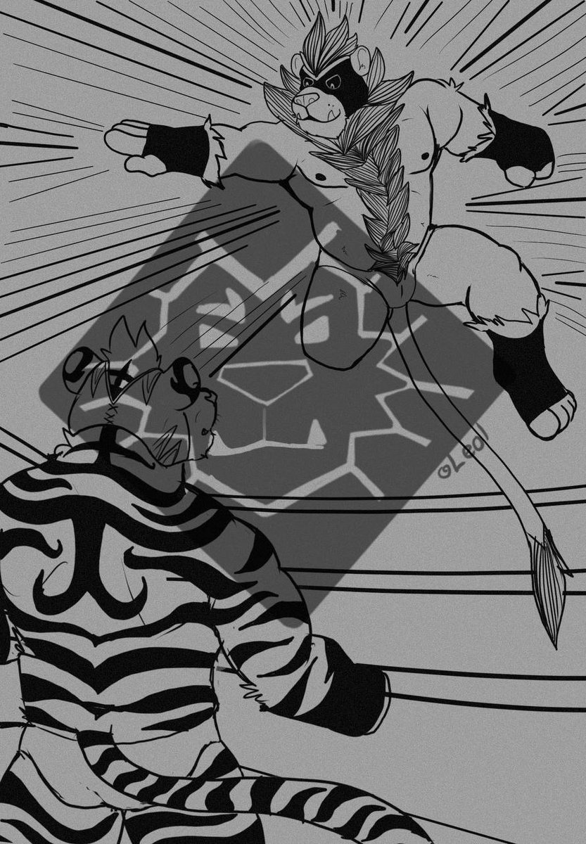 leol a lion artist tweet media