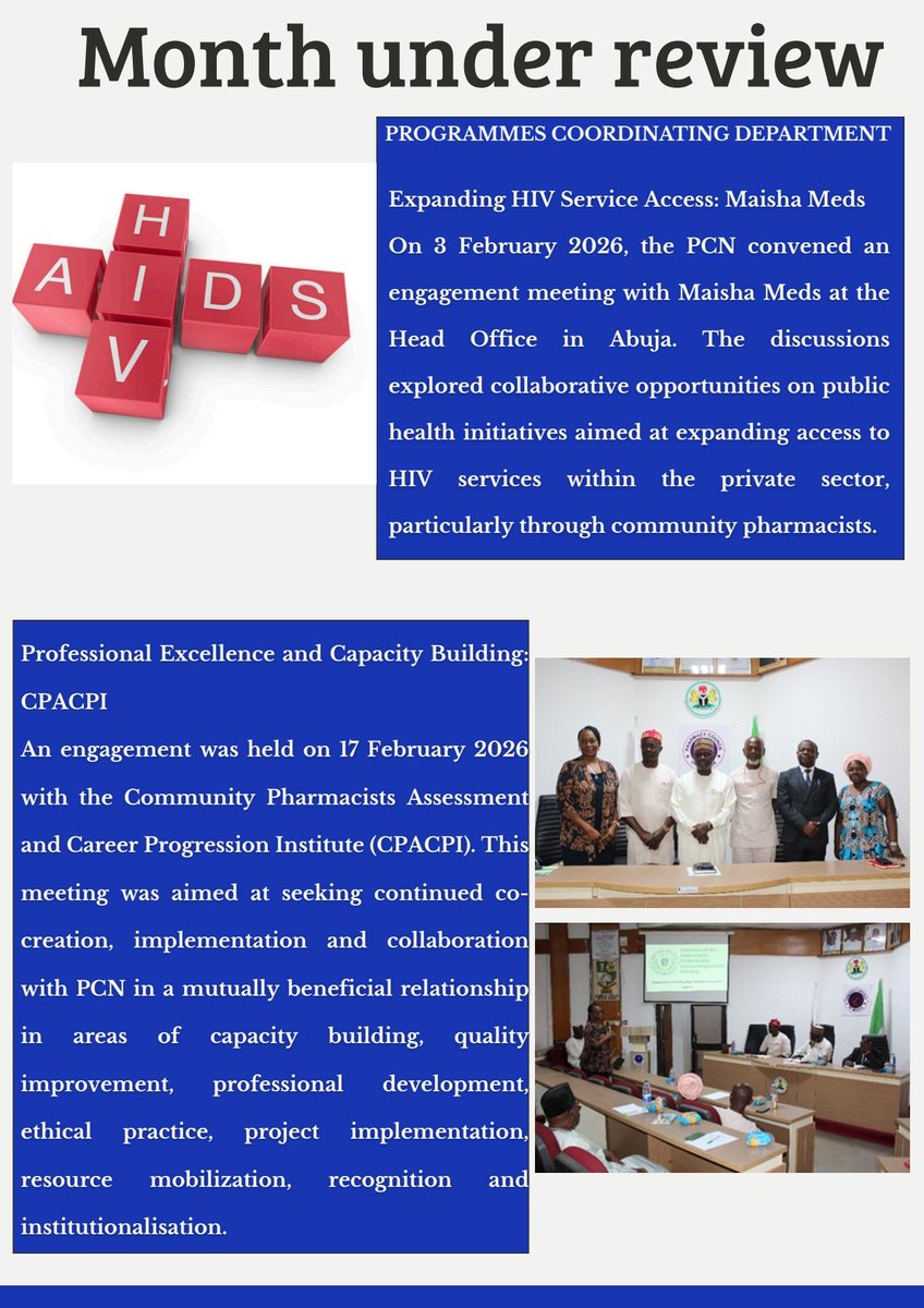 Pharmacy Council of Nigeria tweet media