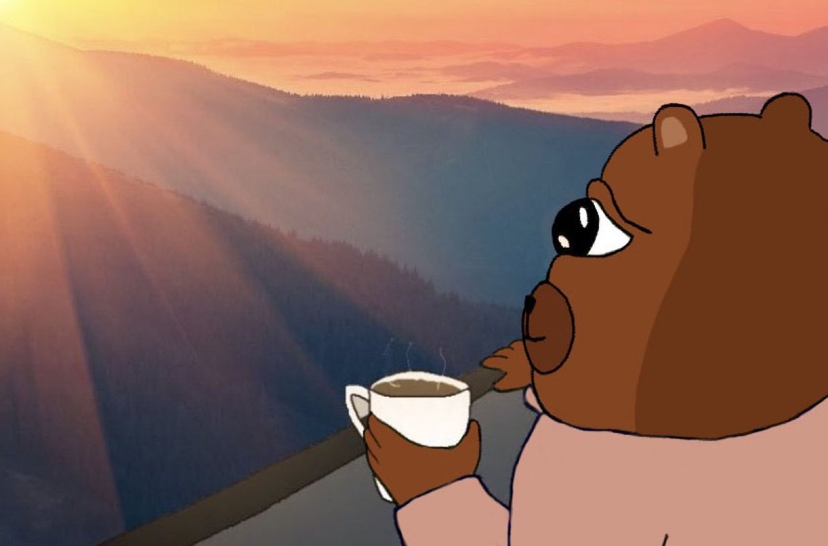 Degen_Hardy's tweet photo. GM legends! ☕️

It's time to embrace the bear.

Embrace $BOBOCOIN https://t.co/inAydbvieM