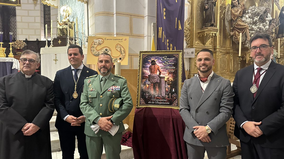 CARTEL I Presentado el cartel que anunciará nuestras estaciones de penitencia 2026. Obra realizada por N. H.            D. Rafael Acebal. Felicidades.