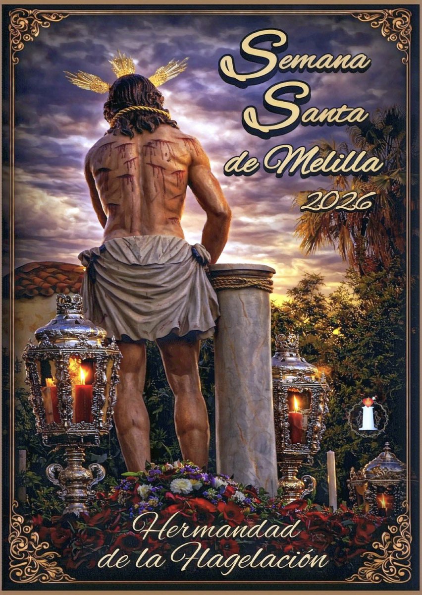 HdadFlagelacion's tweet photo. CARTEL I Presentado el cartel que anunciará nuestras estaciones de penitencia 2026. Obra realizada por N. H.            D. Rafael Acebal. Felicidades. https://t.co/rOeGgxuOTU