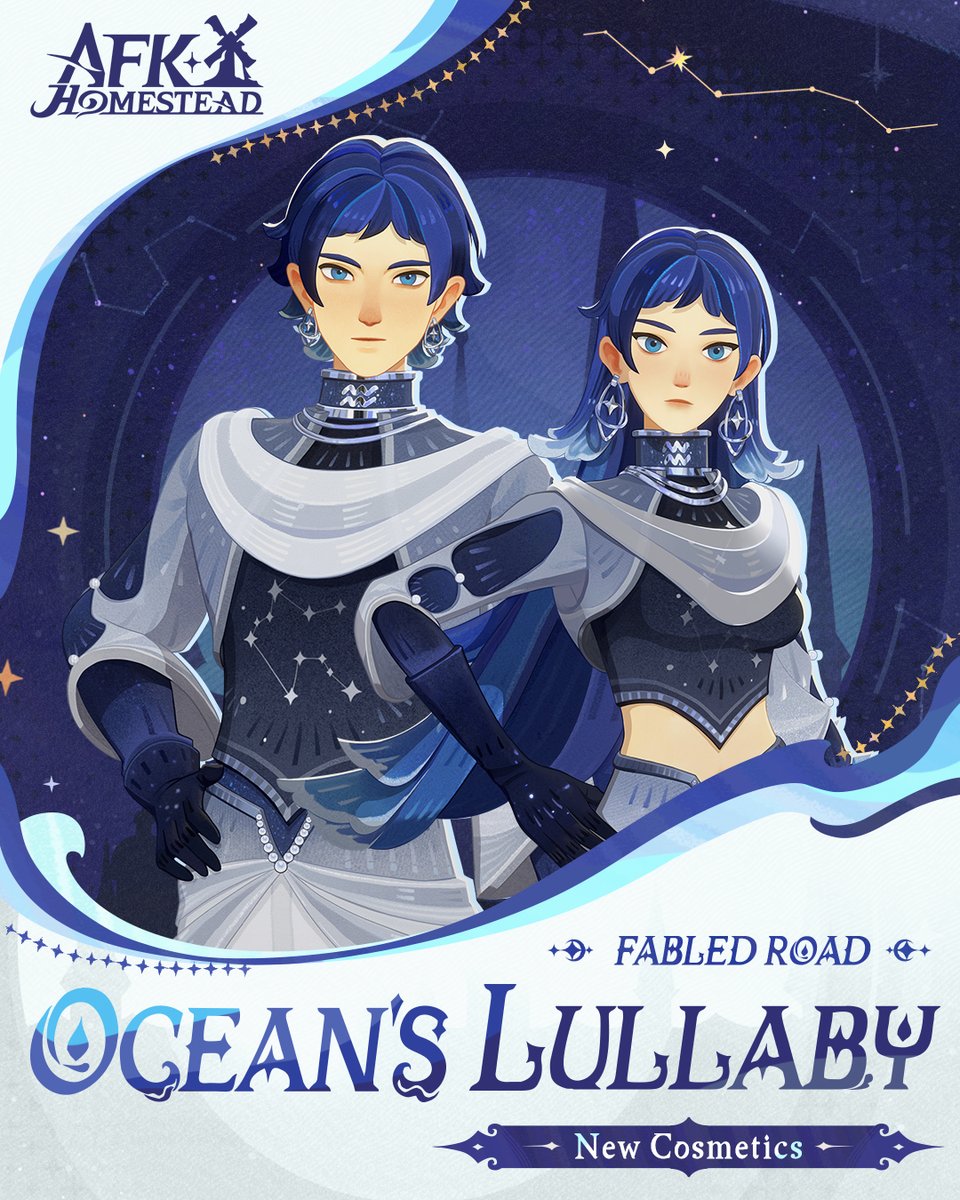 ♒ Fabled Road: Ocean's Lullaby🌊 The stars and the ...