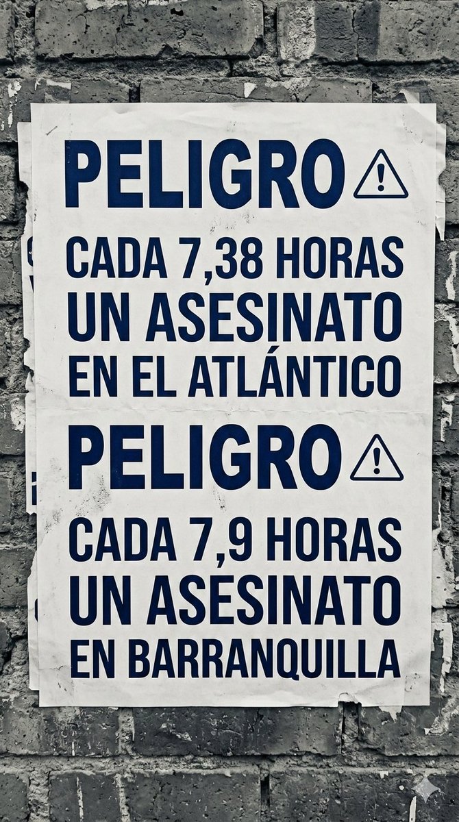 currucuteando's tweet photo. @zonacero El 26 de febrero asesinaron un sujeto en el barrio Carrizal, hoy asesinan 2 sujetos
43 personas asesinadas en febrero en Barranquilla, una persona cada 7,9  horas
87 asesinatos en 2026
El Sicariato desbordado y 
@AlejandroChar y los medios corporativos tienen un pacto de silencio https://t.co/oK6foj4Xvp