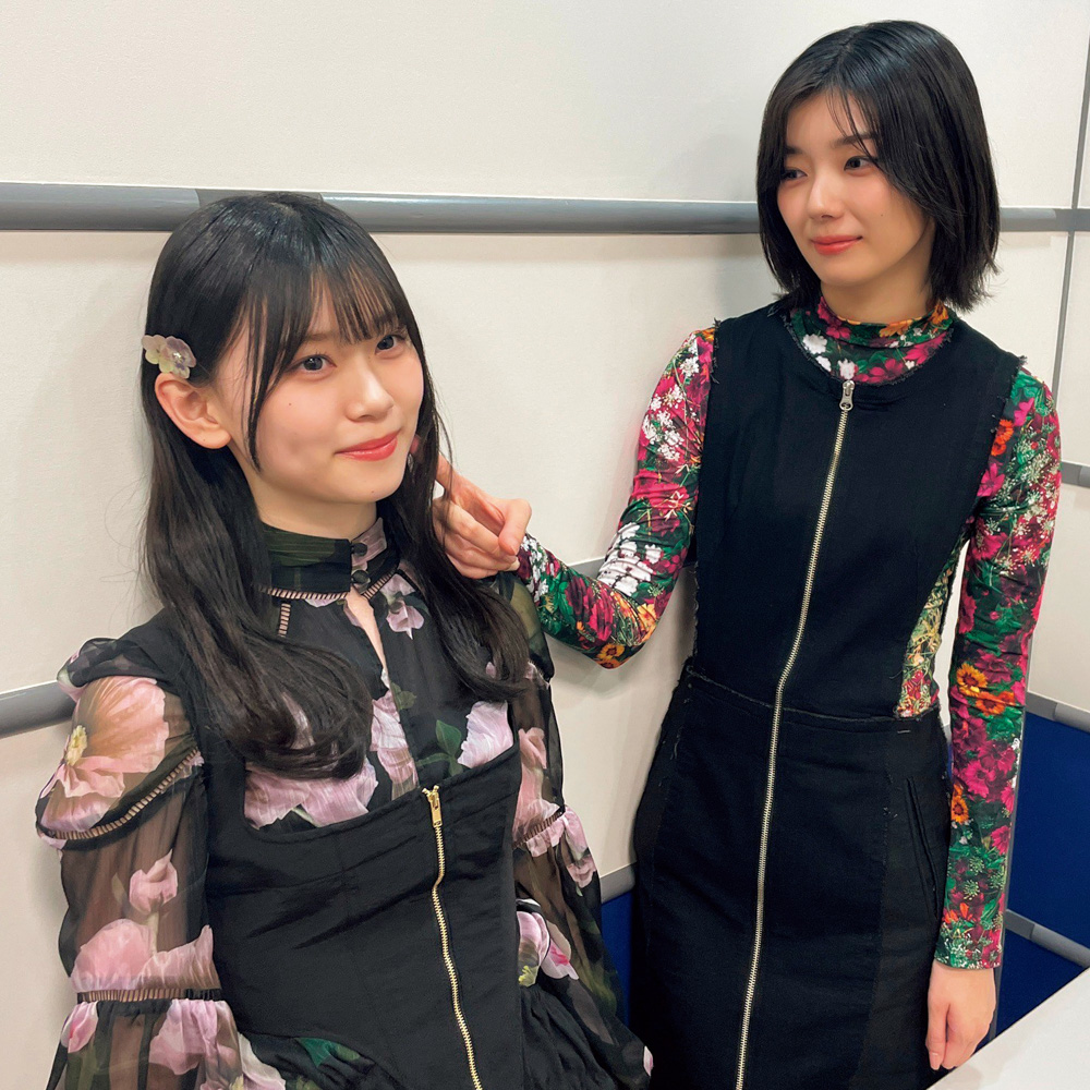 山下瞳月 さんと #藤吉夏鈴 さんの先行カット！ 撮影は谷口愛季さん 櫻