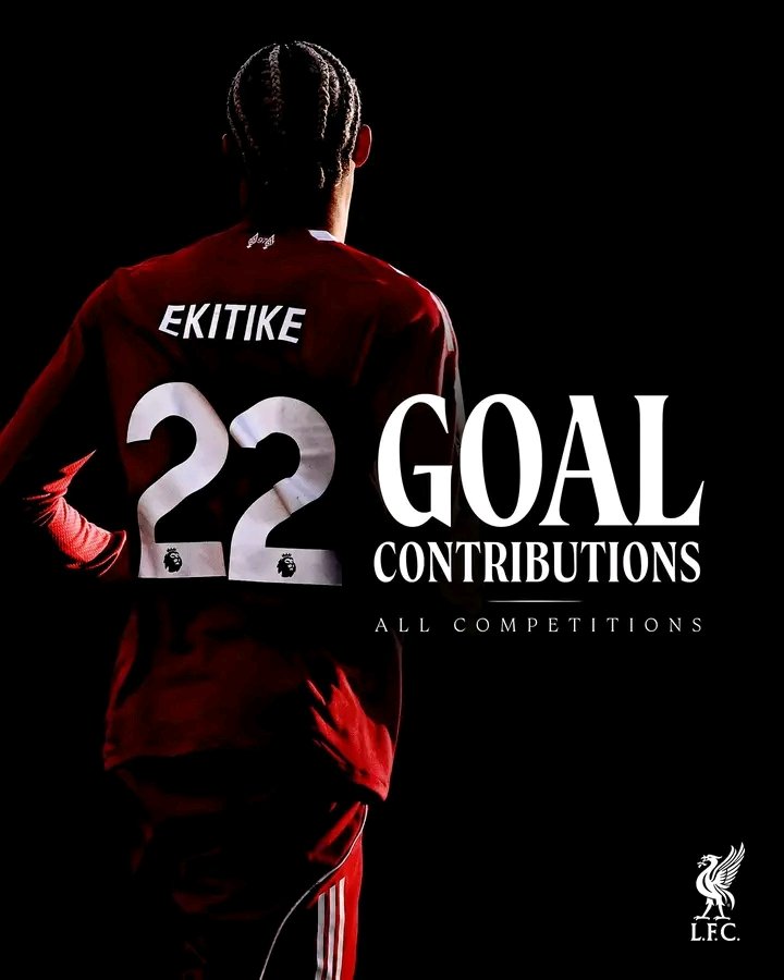 The_vine11's tweet photo. Hugo ekitike 
16 goals
6 assist
22 goal contribution in 36 games

Rate him from 1-10 https://t.co/BOWz4fR8K0