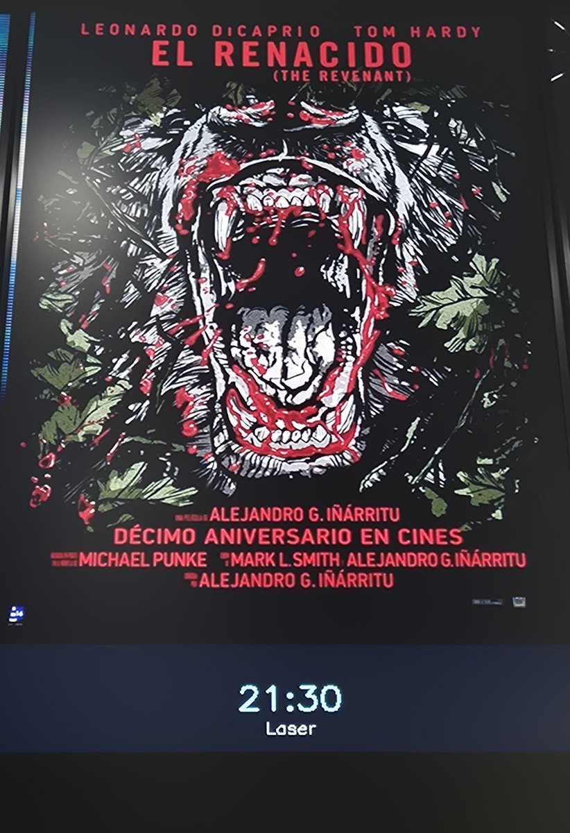 GollumReviews's tweet photo. Listo para ver #ElRenacido #TheRevenant por primera vez en cines por su 10° aniversario.
@20thCenturyES
#cine en ARTESIETE BAHÍA
(Única sesión ya) https://t.co/hevHd5tJDe