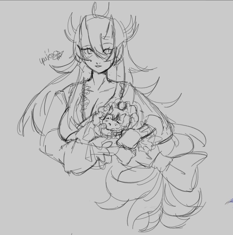 Yukocozbi's tweet photo. Mama Lumi...and her husband ig

#nanbaka #nnbk #nnbkart
#yumeship #yumesona #Doodles https://t.co/hyhJRE0Eg3