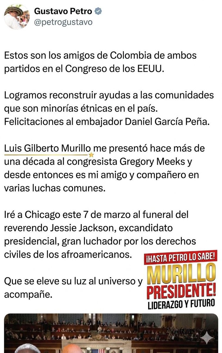 YanfryGrande's tweet photo. No hay duda de que el camino hacia el futuro de Colombia se recorre mejor con amigos y aliados de verdad. Así como lo dice el Presidente @petrogustavo: la unión y la lucha común por las comunidades son lo que nos mueve. 🇨🇴

@LuisGMurillo @petrogustavo 
#Colombia #Petro #Murillo https://t.co/PuxYRWcRvd
