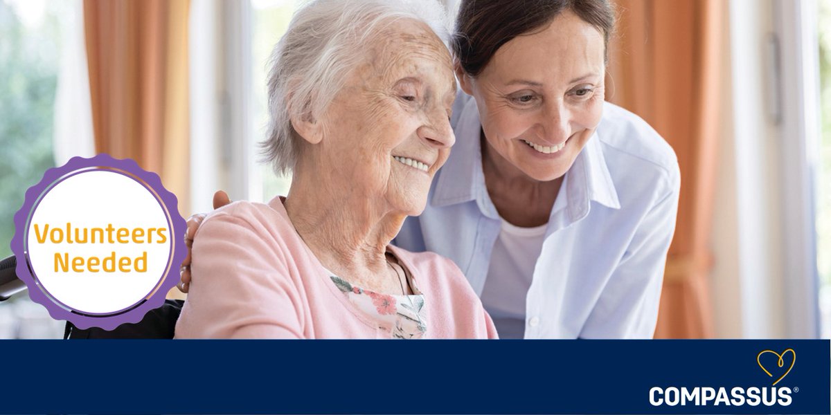 Compassus is seeking compassionate hospice volunteers to join our teams and support our patients and their families. For information and to submit an application, visit bit.ly/3yQ67xX.

#Compassus #Hospice #HospiceVolunteers