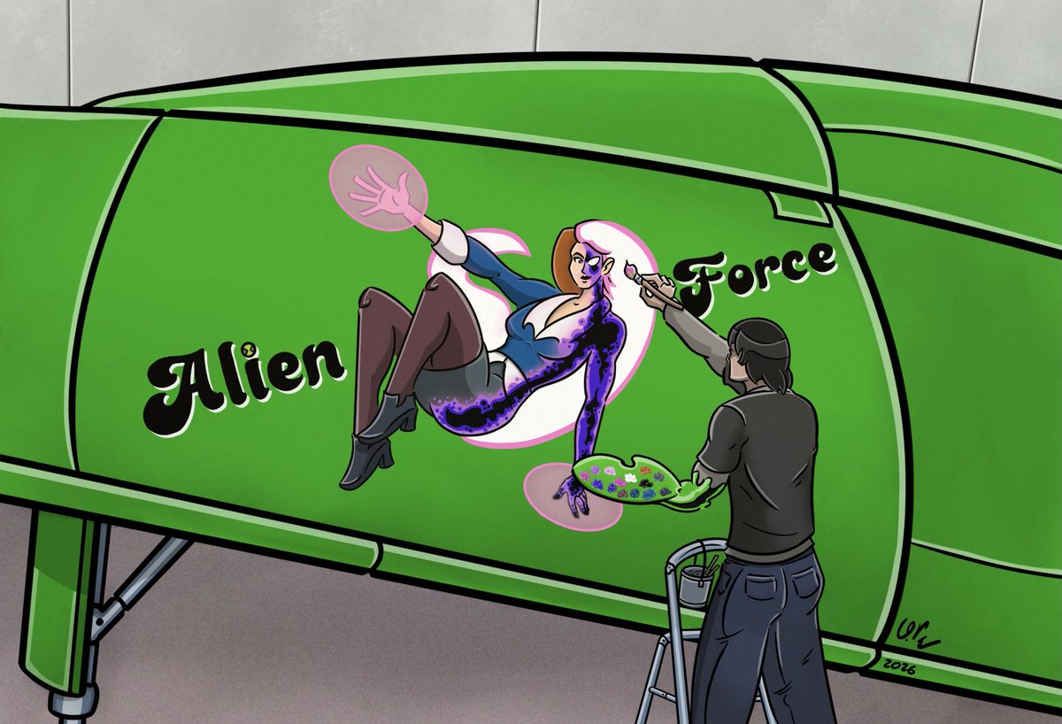 Leitennyson's tweet photo. “Alien Force 💜💚” #Ben10 #Ben10AlienForce #ben10fanart https://t.co/4fa68V0jdT