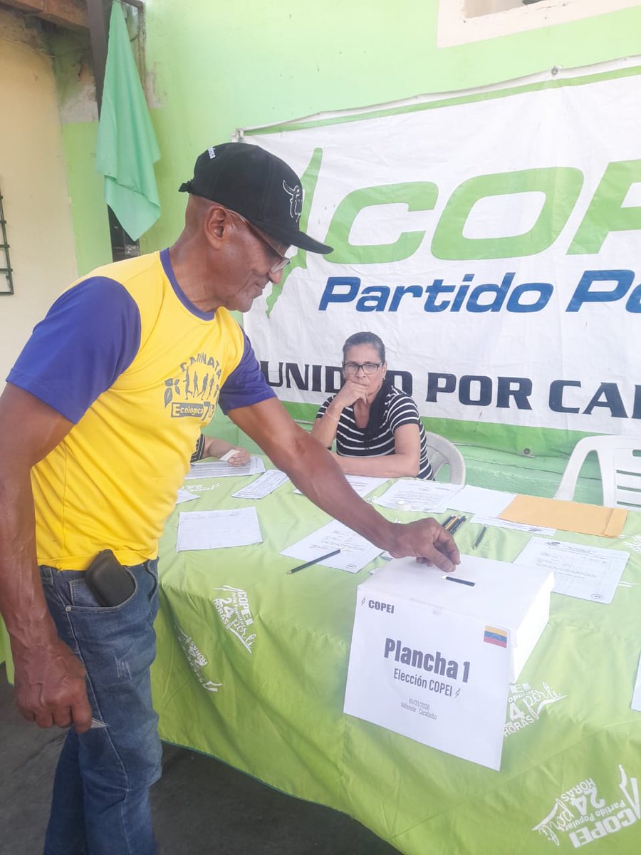 CENPartidoCOPEI's tweet photo. #1Mar | Las elecciones municipales de COPEI se desarrollan con total normalidad en todo el país 🇻🇪
 
✅ 100% de las mesas instaladas en todos los estados.

¡La democracia se fortalece con participación y transparencia!

#EleccionesCOPEI #Municipales #Venezuela #CEN https://t.co/JZbA5CcRTb