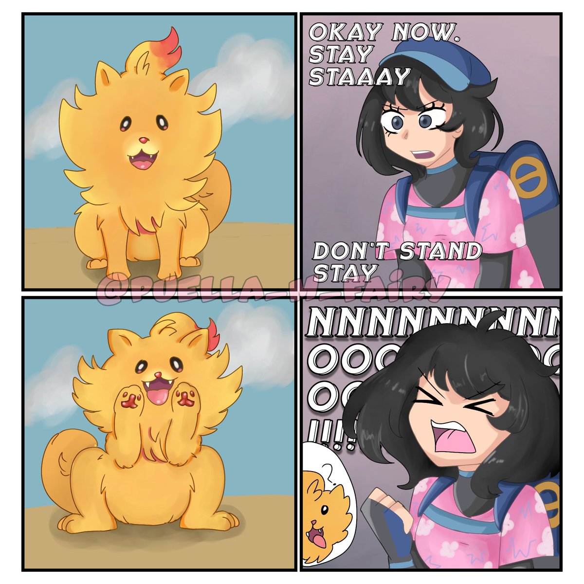 No levantes las patas.

#PokemonWindsWaves #Pombon #Pokemon30thAnniversary #fanart #pokemonfanart  :3