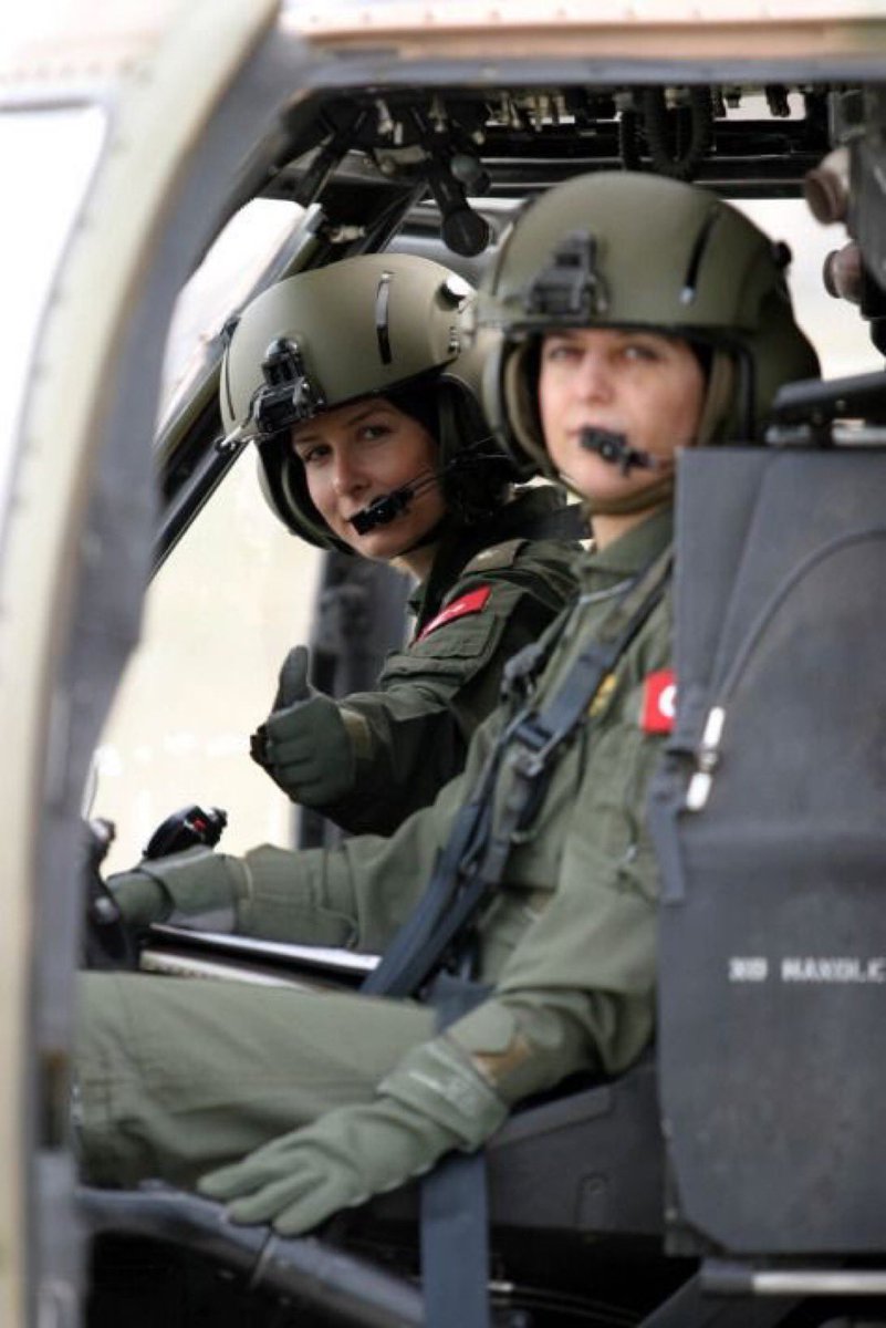 Turkish Air Force Black Hawk helicopter pilots