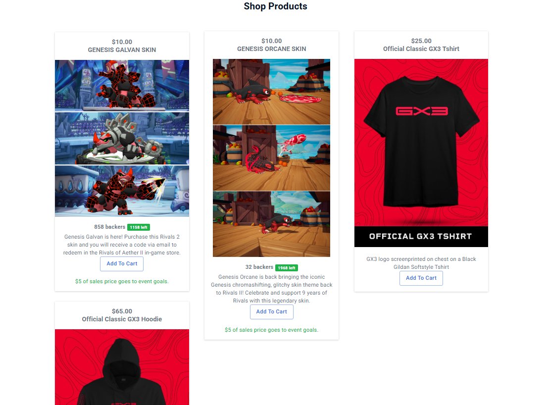 ‼️ LAST CALL FOR THE #GX3 SHOP, CLOSING TONIGHT AT MIDNIGHT PT 🗣️

💰 Rivals skin purchases boost the prize pool
👕 Pick up merch that SOLD OUT onsite at the event
🤝 Support the GENESIS team

start.gg/tournament/gen…