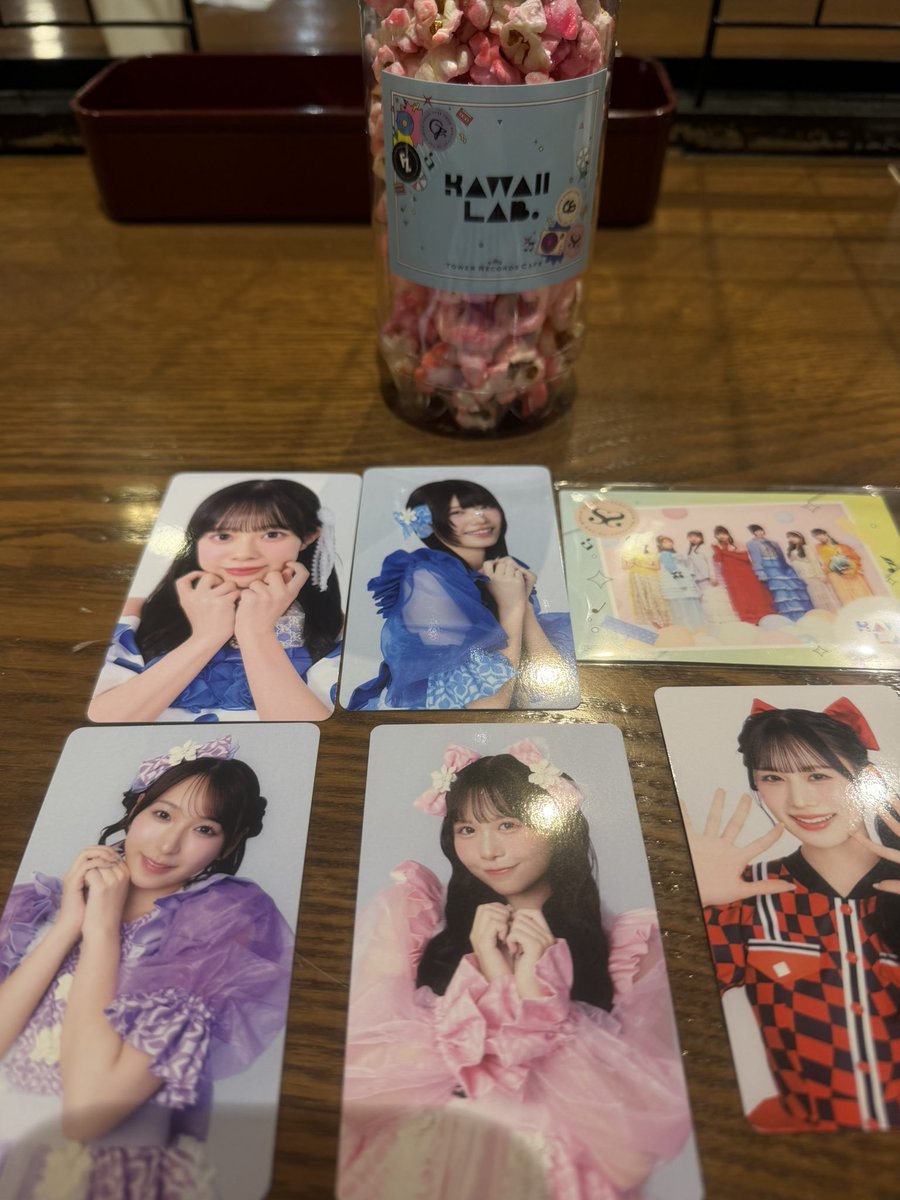 トレカは4枚ボールくじで すいすて りせぴ あゆちゃん なつか きゅーす