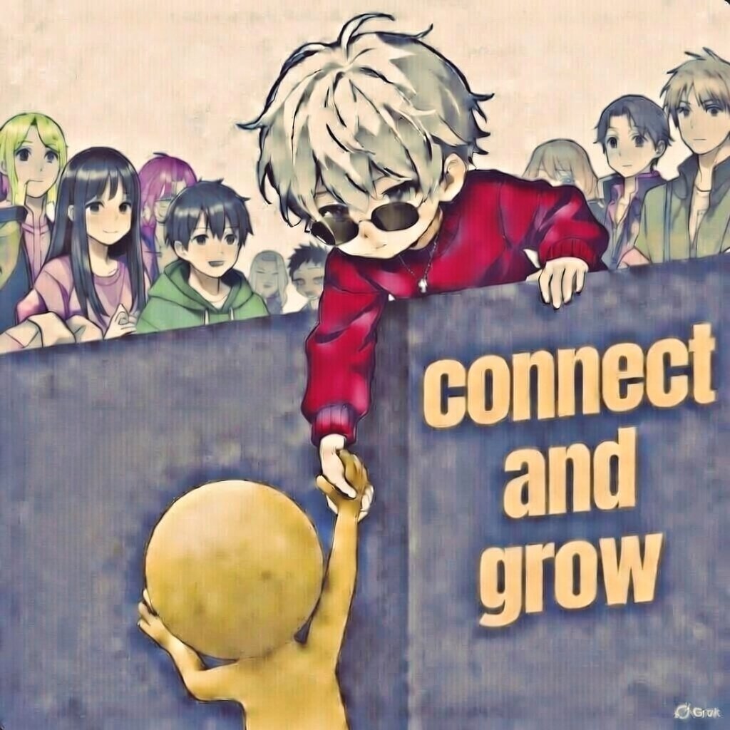 Even if you just have 50 followers, 

Say 'hello' 👋 

We support you to grow