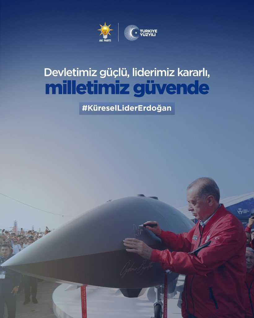 Bölgemiz bir ateş çemberinden geçerken, devletimizin gücü, milletimizin birliği ve liderimizin kararlılığı ile bu tarihi dönemeçte güvenle geleceğe ilerleyeceğiz. 

#MilletimizleİnancımızBir oldukça Allah’ın izniyle tüm engelleri aşacağız.🇹🇷

#KüreselLiderErdoğan