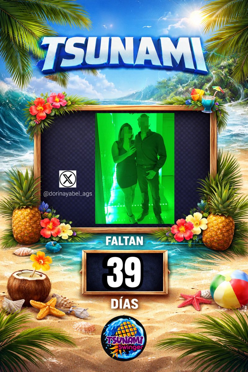 El sol se pone...las reglas se relajan.
Una playa, una comunidad, una experiencia inolvidable. 
Libertad, conexión y exclusividad. 
Nuestros amigos <a href="/dorinayabel_ags/">dorinayabel</a> súper listos para la ola.
🌊 Tsunami 🌊