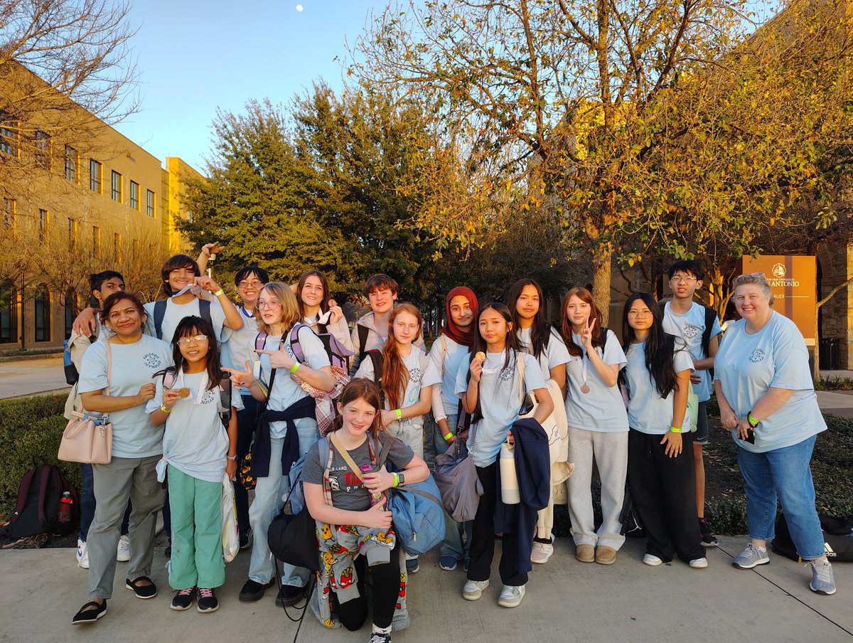 KBirdPhysics's tweet photo. We went to Science Olympiad Regionals with Sugar Land Middle School and they walked away with most  medals they have gotten.  We are hoping they will be able to join us at state.  Waiting on results! https://t.co/wO5x4qMeSX