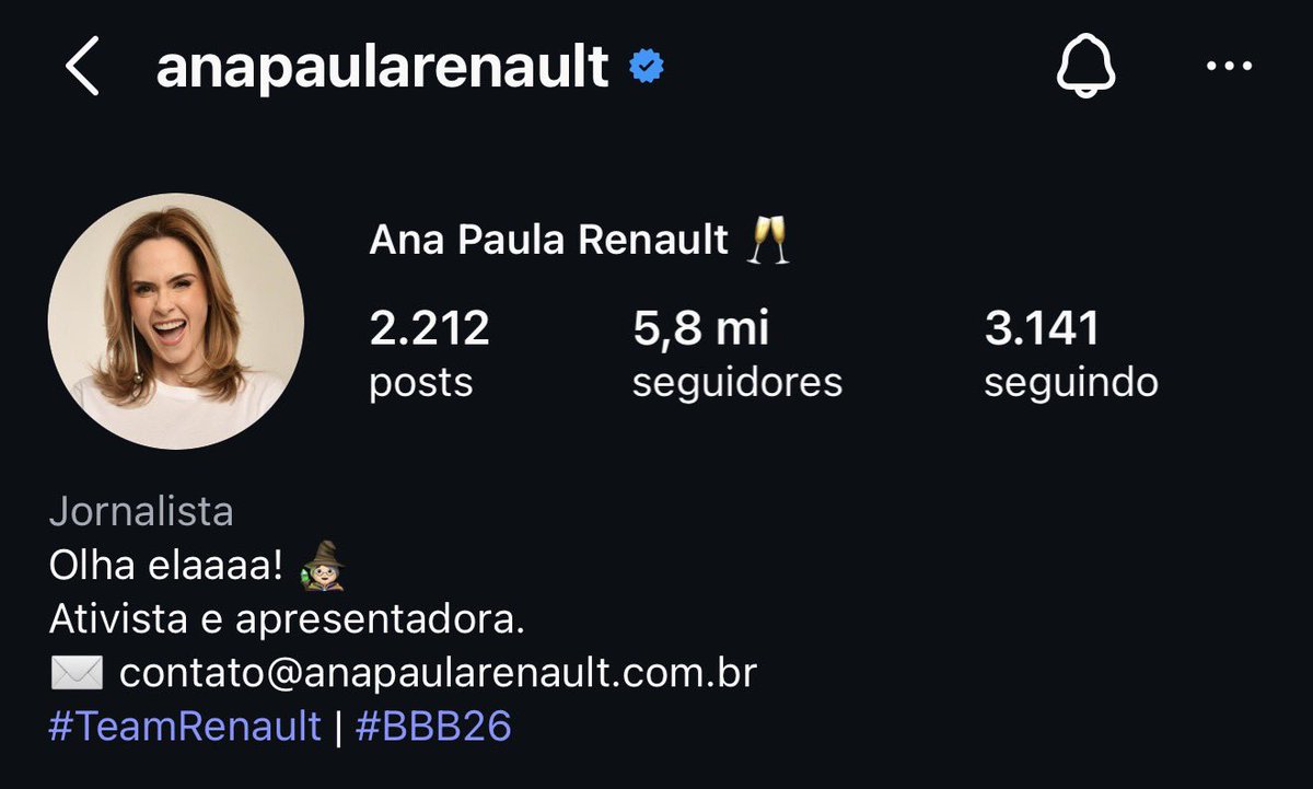 enquanto quem é falsa com ela só cai, ana paula segue crescendo!!

6 milhões tá chegando mamãe #BBB26