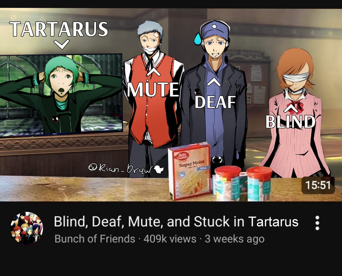 This tweet was so funny in my head that i just had to use my free will to do something lol

#Persona3