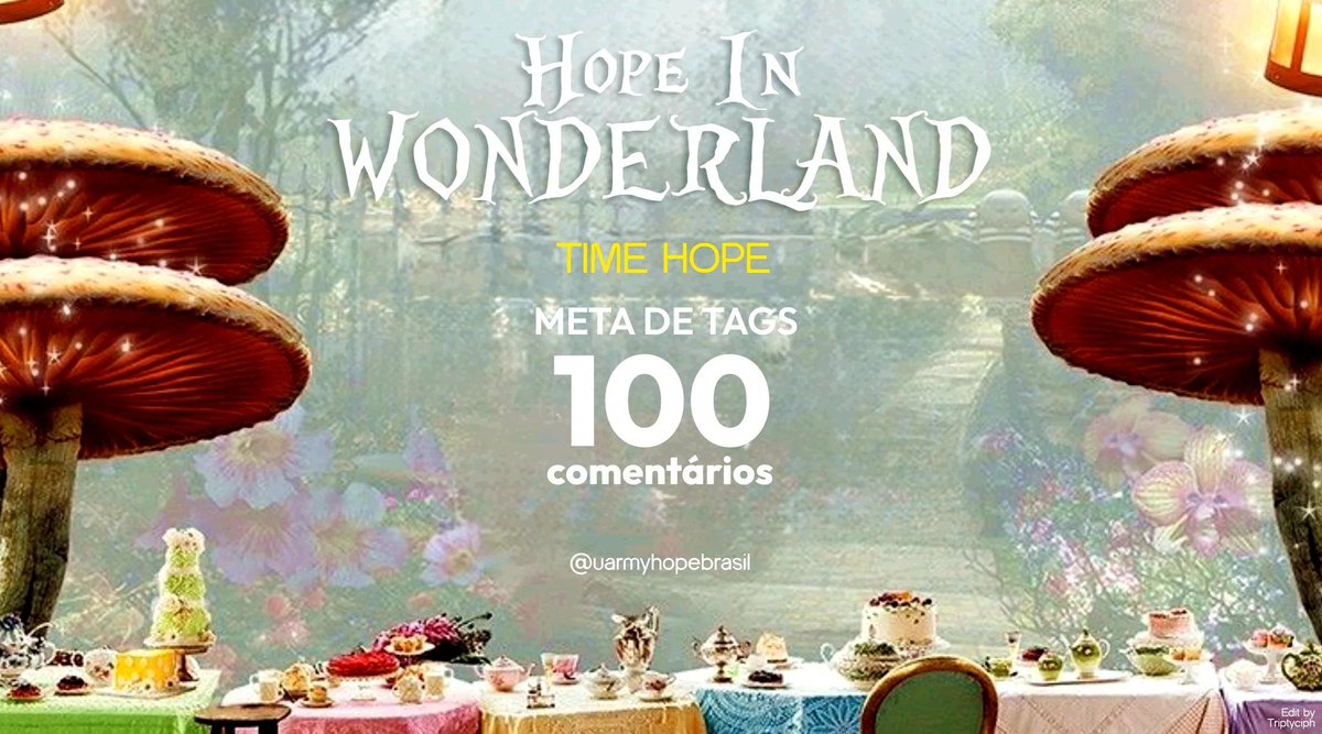 uarmyhopebrasil's tweet photo. Se o sol te guia mesmo nos caminhos mais tortos de Wonderland, siga as pegadas douradas… use nossas tags e  brilhe com o time Hope 🐿☀

Usem letras do alfabeto ou números. 

HOPE IN WONDERLAND
#TimeHope 
#HOBIUARY2026 https://t.co/9XdCRz9h5b