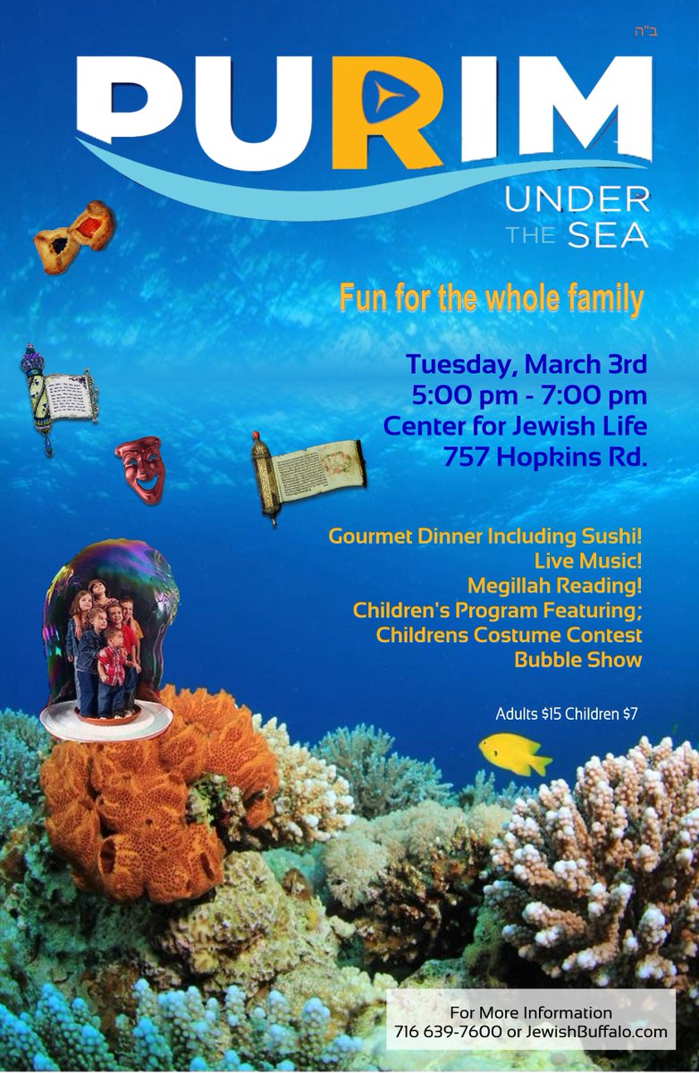 JewishBuffalo's tweet photo. Upcoming Purim programs - *|https://t.co/1OhRWkrUUa|* https://t.co/m0sfLoa9Y3